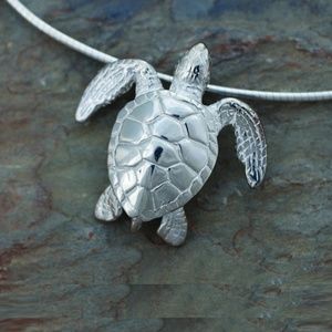 Sea Turtle Necklace Pendant
